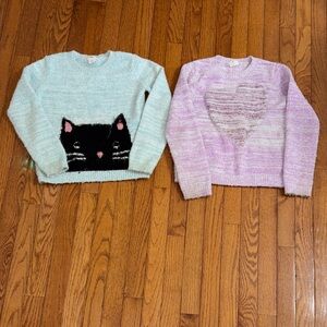 Circo Blue and Purple Sweater Set